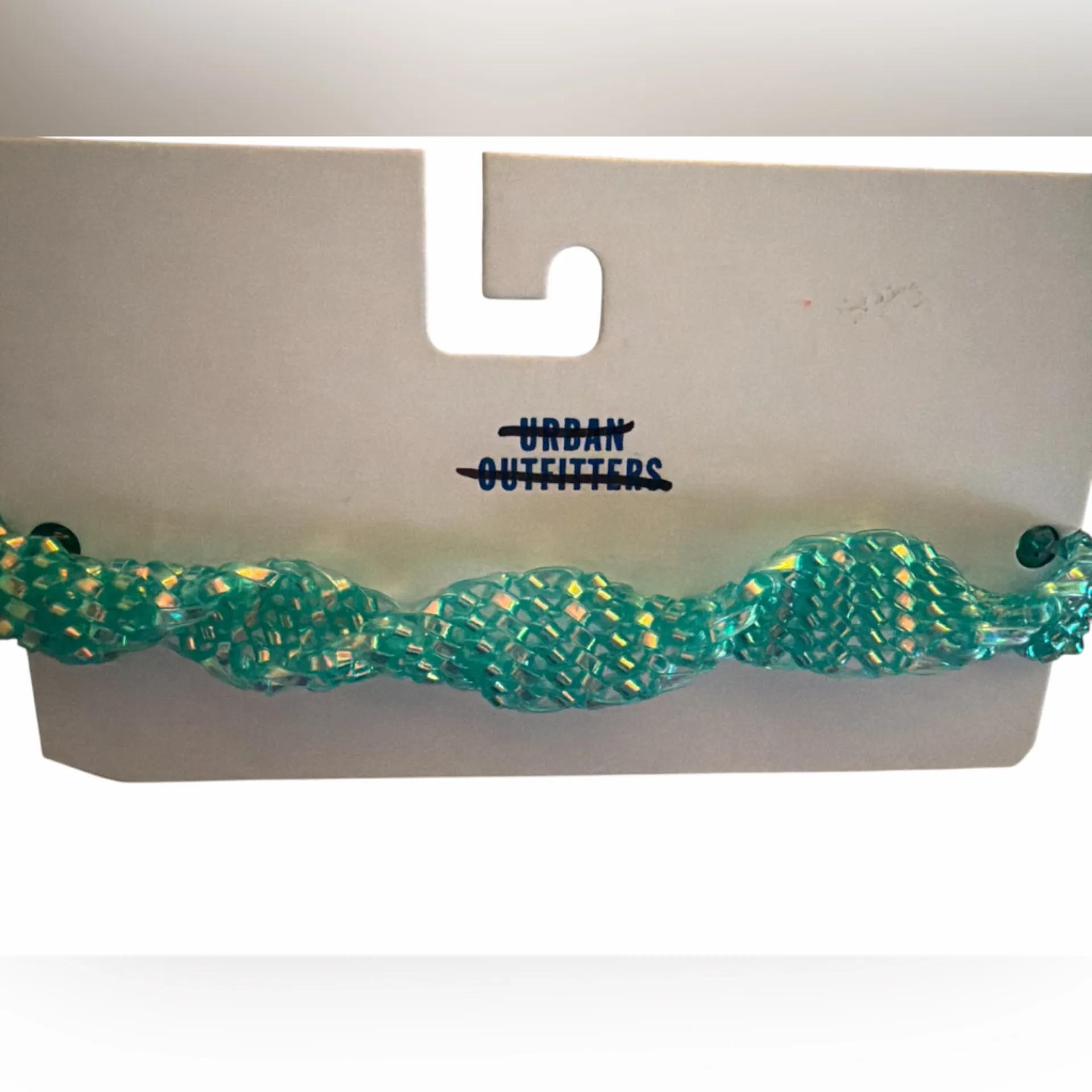 Urban Outfitters Orange and Teal Beaded Choker Necklaces NWT - Image 3