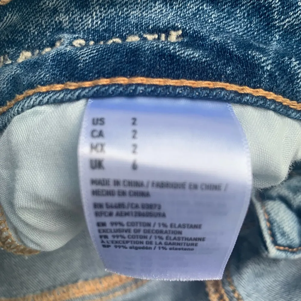 American Eagle Outfitters Hi Rise Denim Shorts - Image 6