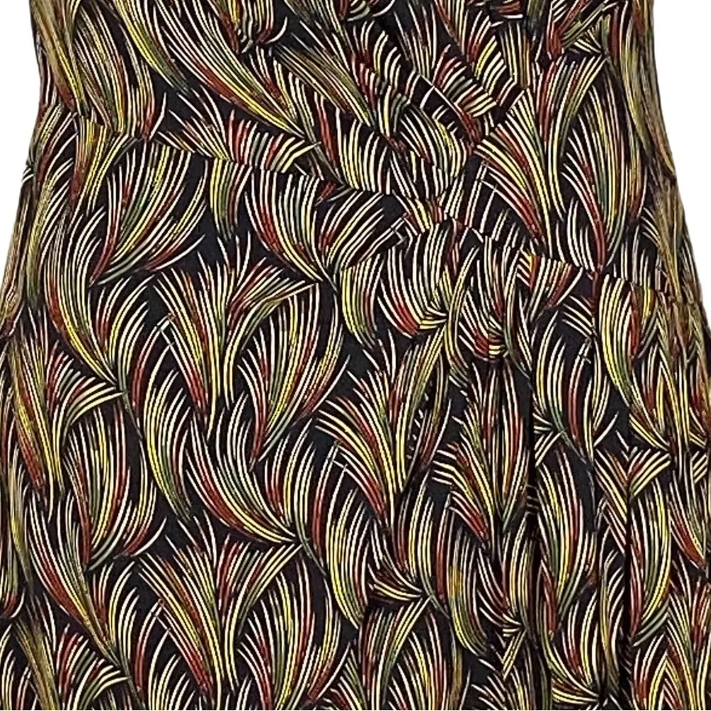 MOULINETTE SOEURS/ANTHROPOLOGIE “Silk Feather Dress” in 100% Silk. Size 6. EUC - Image 3
