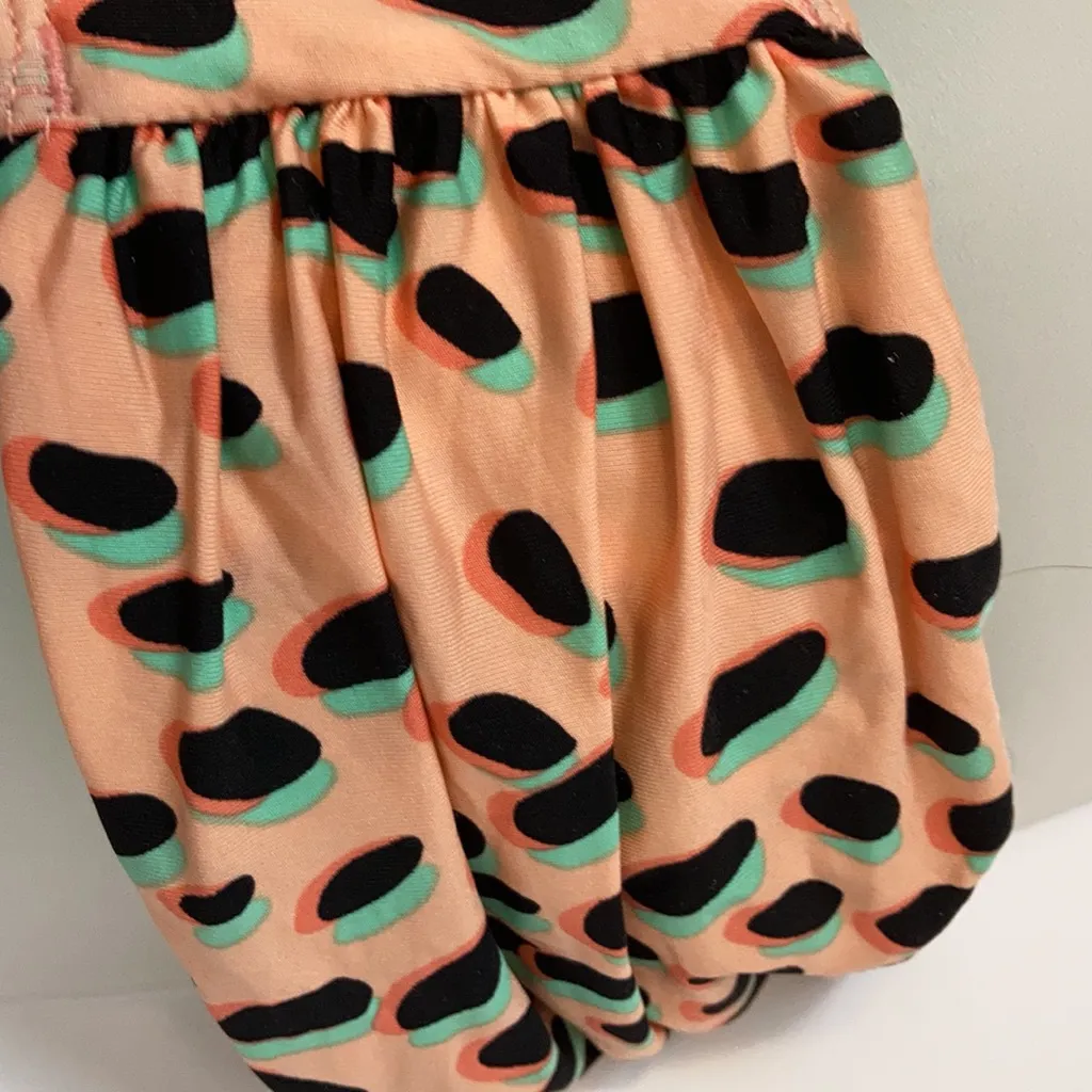 🌞NWT Bar III peachw/leopard print triangle top set A-69 - Image 6