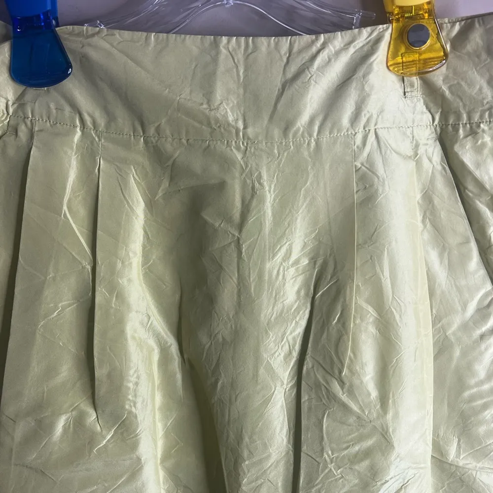 Strenesse by Gabriele Strehe size 4 silk pencil skirt Green - Image 3