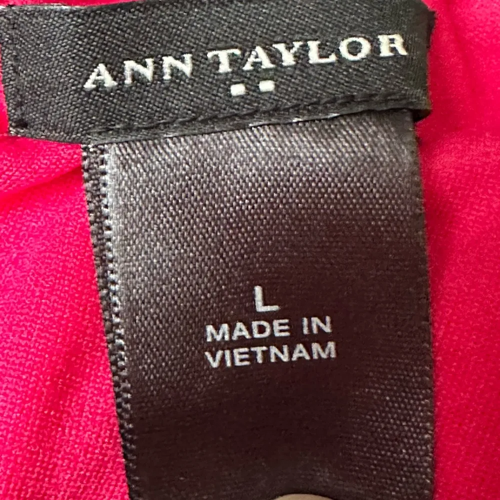 COPY -  Pink And White Casual Dress Sz L W Tie In Front Back KeyHole … - Image 10