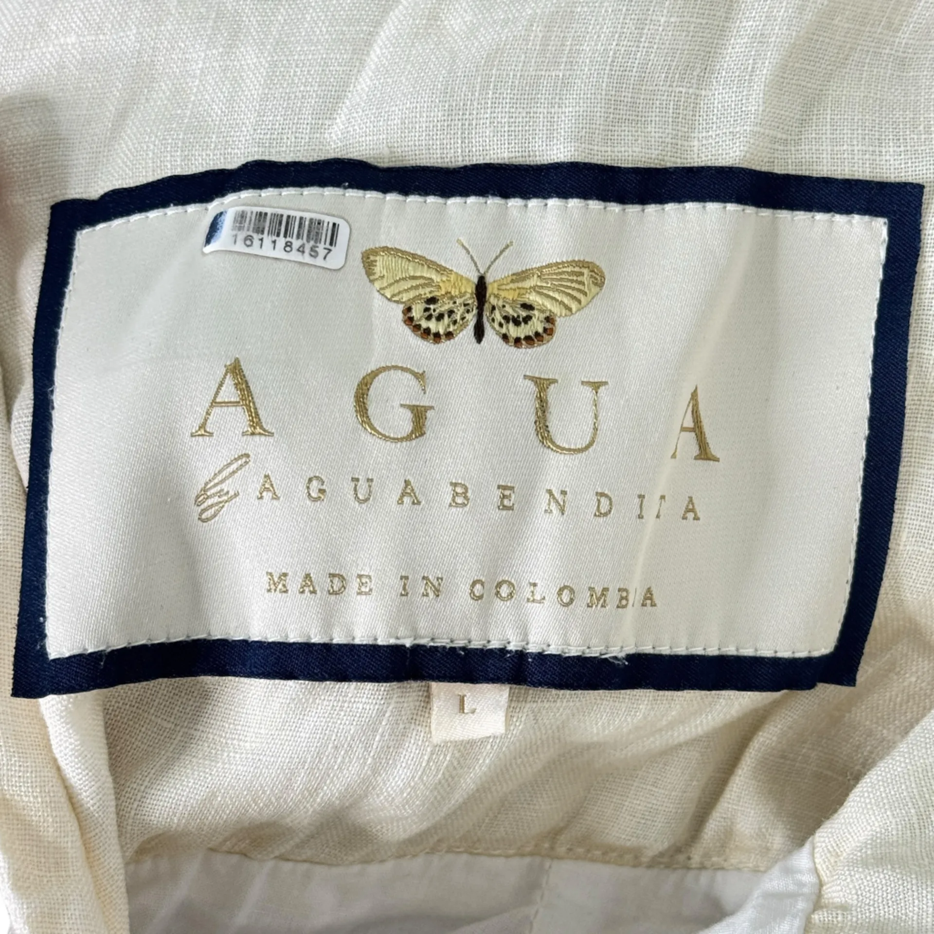 Agua by Agua Bendita Senlis Oasis Dress White Size L - Image 14