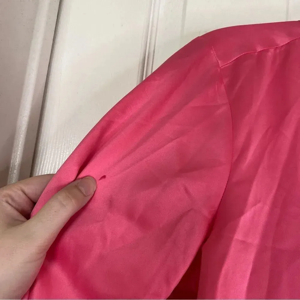 NATORI Pink Satin Sleep Shirt Size Small - Image 4