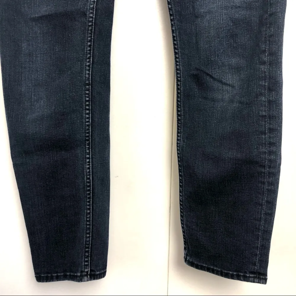 Acne Studios Melk Slim Fit Jeans in Blue Black Bla Konst Stockholm - Image 6