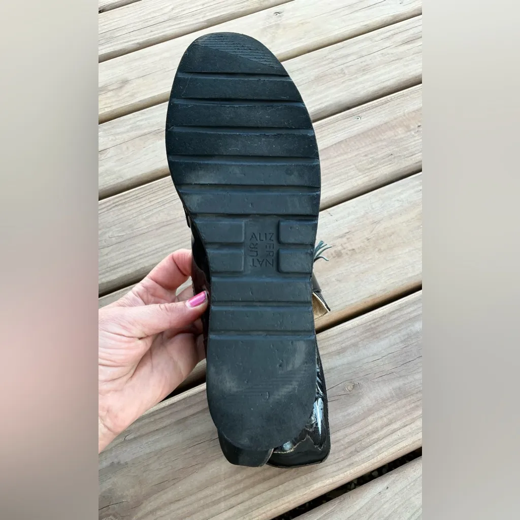 Black Patent Leather Tassel Loafers🌻🌻 - Image 9