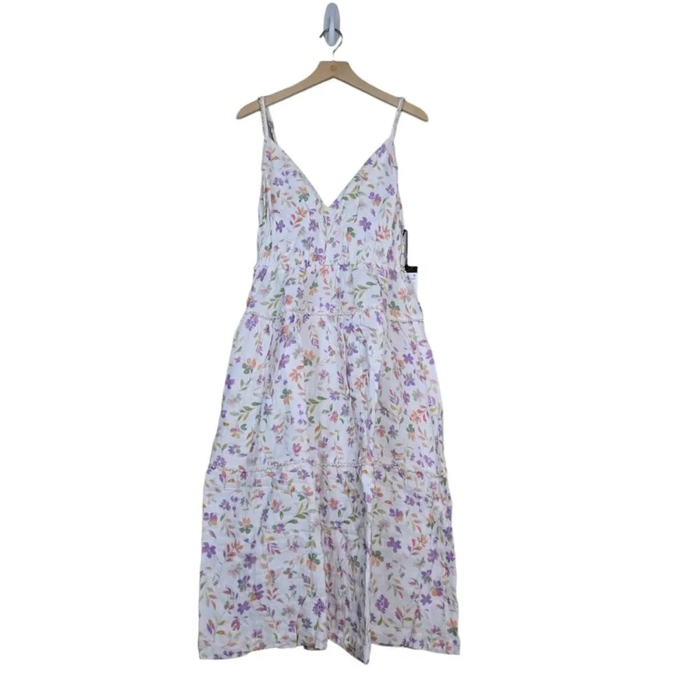 Wildfox Womens L Delphine Floral Tiered Sundress NEW - Image 3