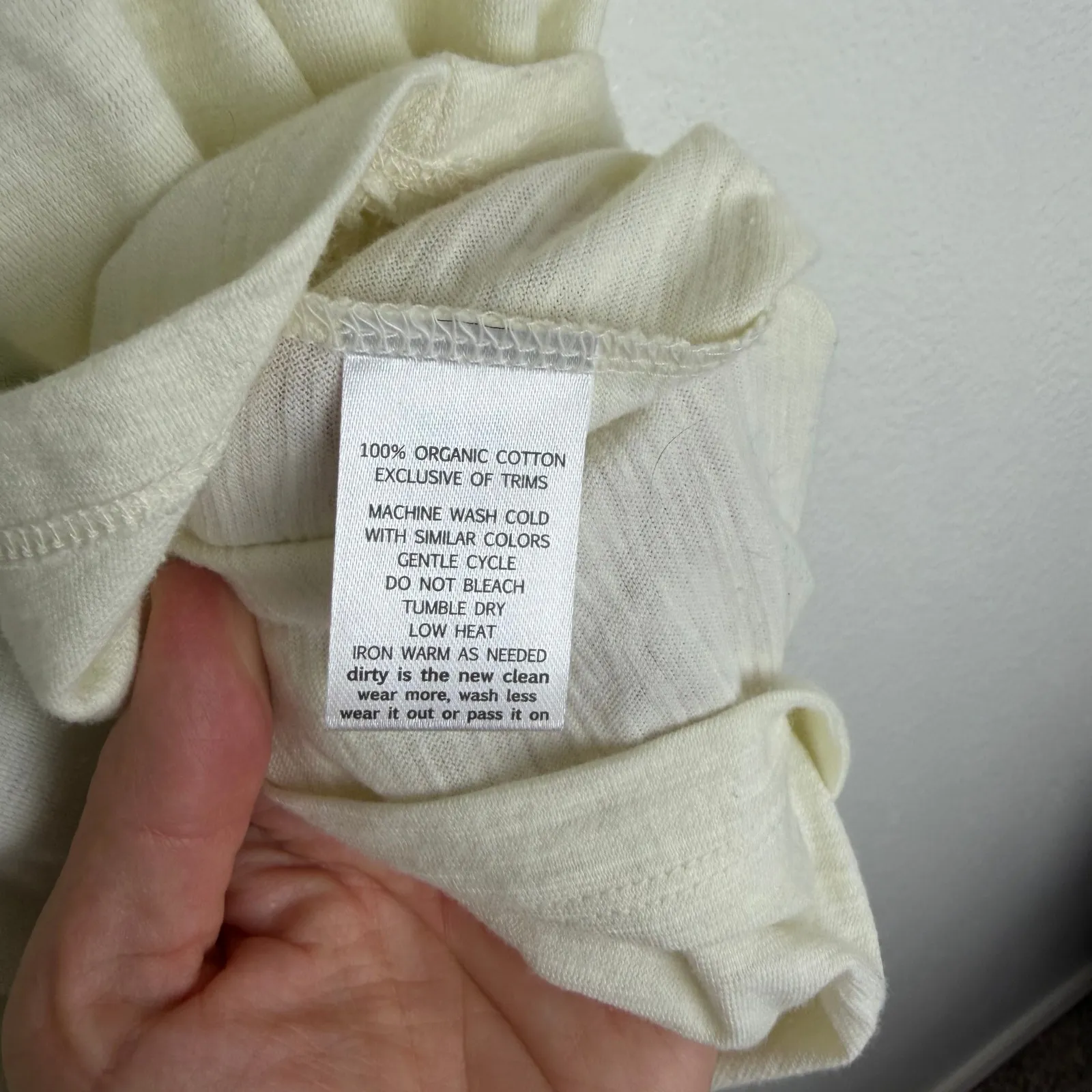 Toad & Co Womens Shirt Size Large Cream Green Stripe Short Sleeve Cotton - Image 5