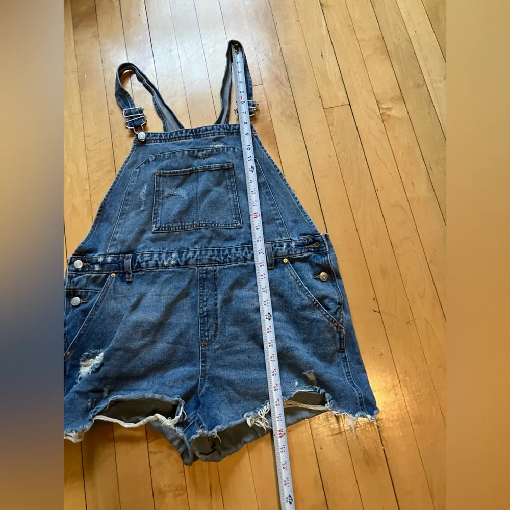 Wild Fable Denim Bib Overall Shorts - Image 6