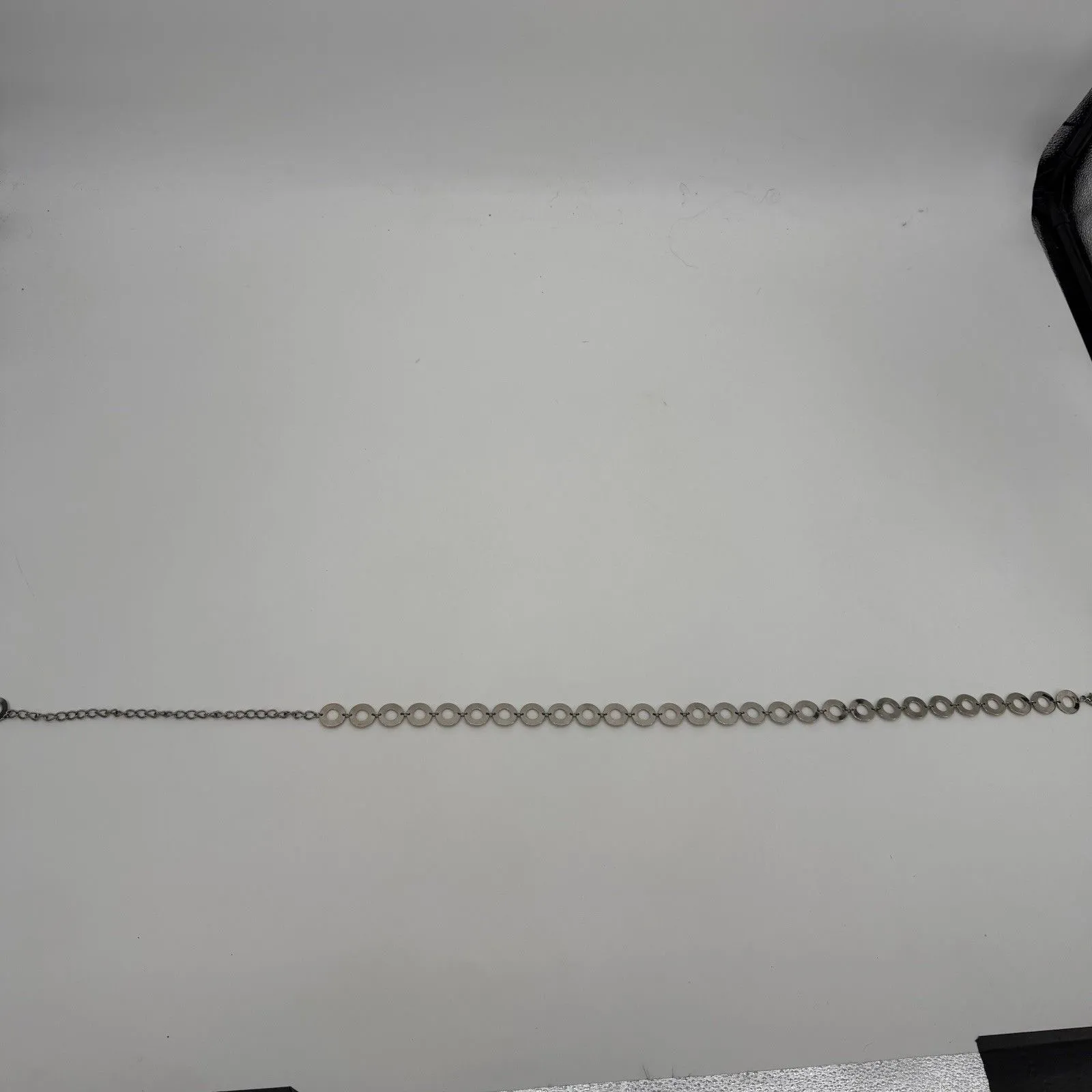 Unbranded Silver Metal Circle Belt Y2k Style Chain Size XS - Image 5