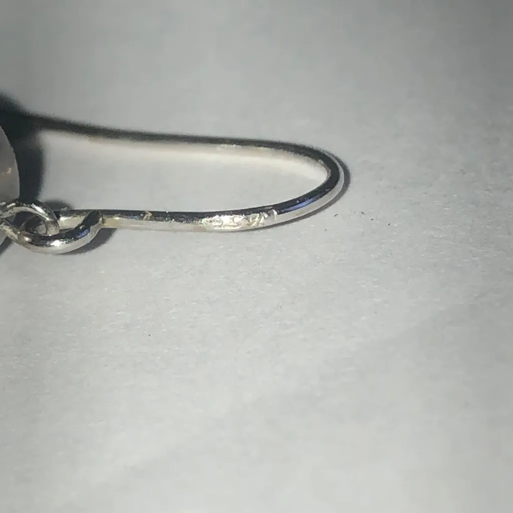 Honora Elegant Silver Gray Genuine Pearl Drop Earrings - Image 7