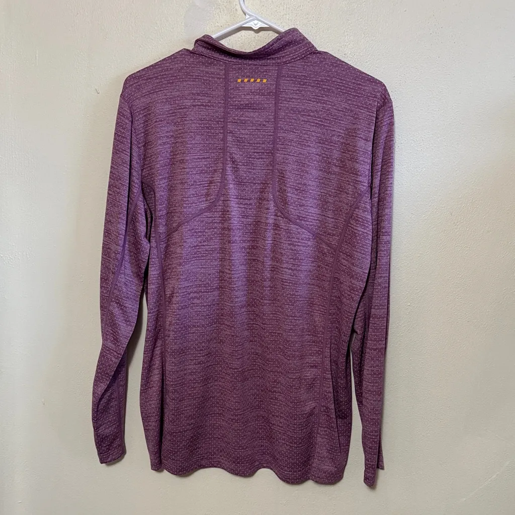 Ariat Rebar Evolution 1/2 Zip Top - Grape Kiss - Large - Image 4