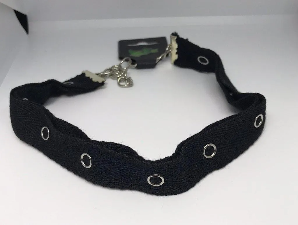 Gothic Black Grommet Punk Chocker New - Image 8