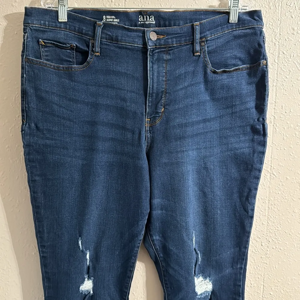 a.n.a high rise skinny ankle jeans - Image 2