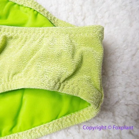 NEW Free People x Bec & Bridge appletini lime green bikini bottom, size USA 4 - Image 5