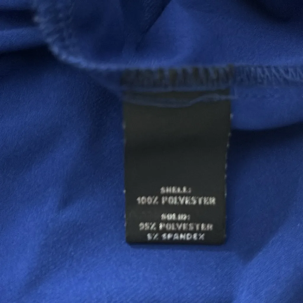 Slim Factor by Investments chain Print puncho Blue Size M - Image 10