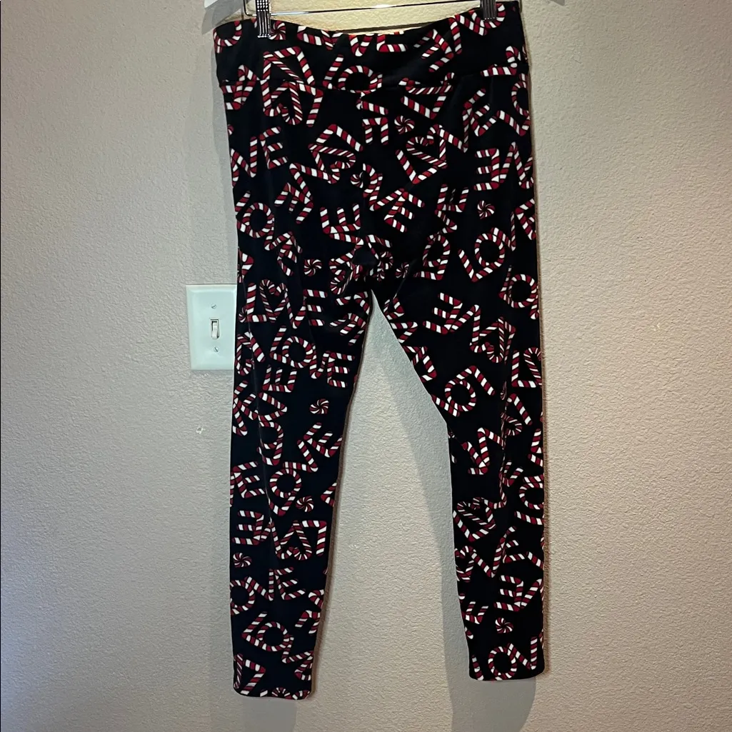 No Boundaries Juniors Women’s Love Candy Cane Christmas Pajama Pants Velour XXL - Image 6