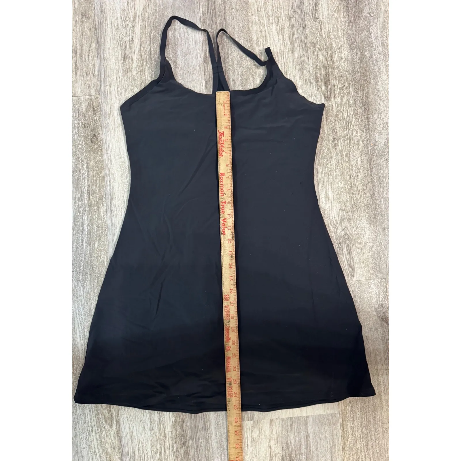 Outdoor Voices The Exercise Dress Black Racerback Built in Shorts Size Medium - Image 6