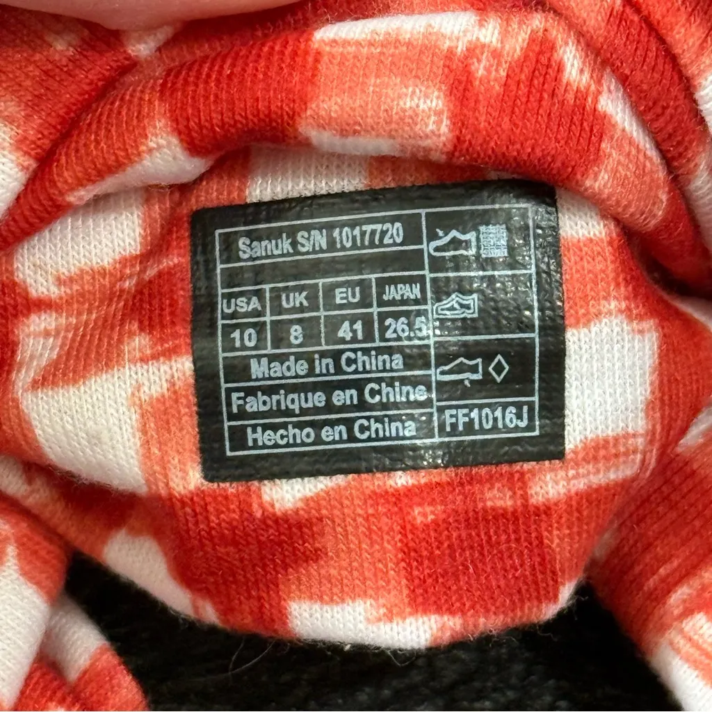 Sanuk Women's Size 10 Yoga Mat Sling 2 Red Gingham Flip Flops Sandals 1017720 - Image 6