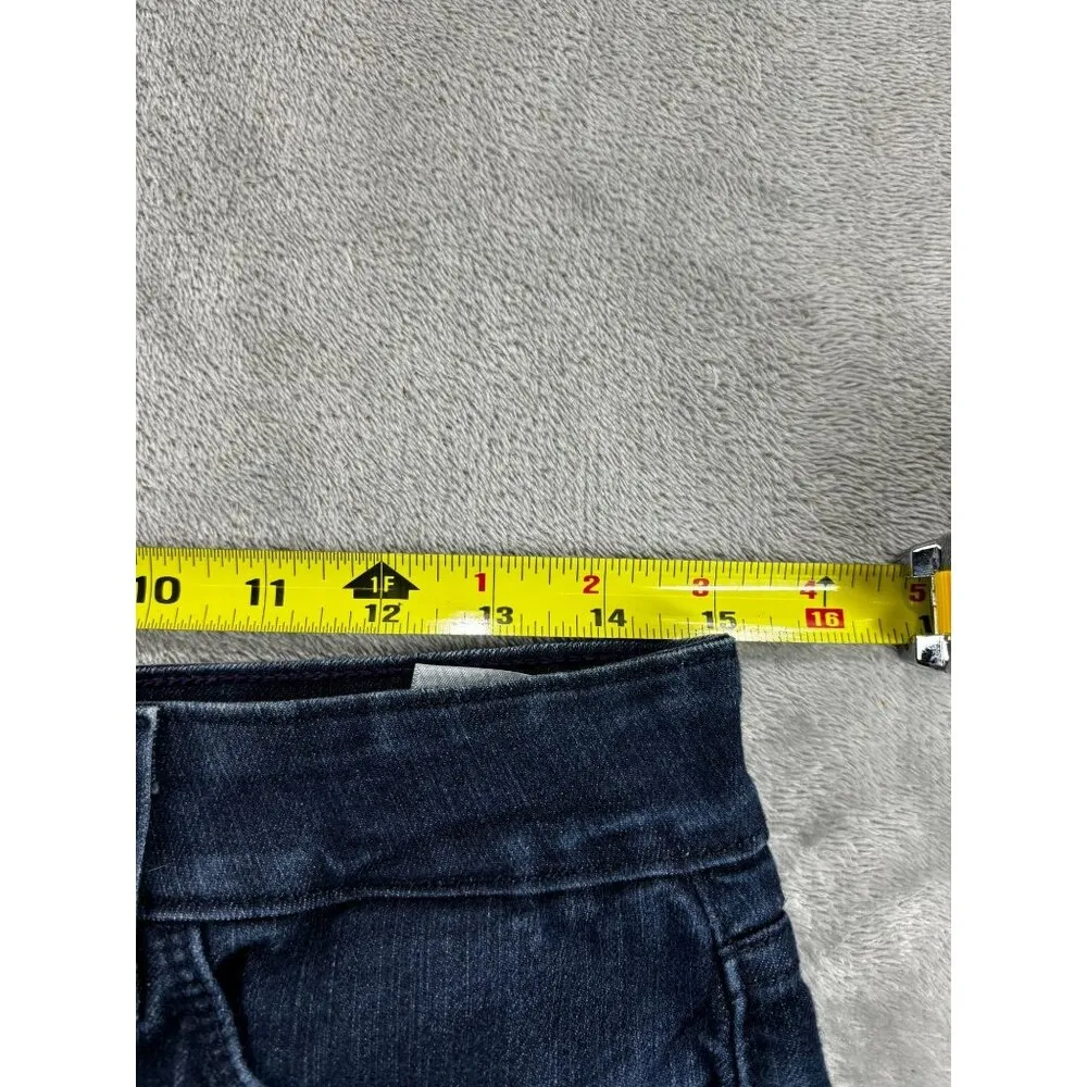 NYDJ Straight Leg Denim Jeans Womens Size 10 Lace Hem Dark Wash * Altered - Image 10