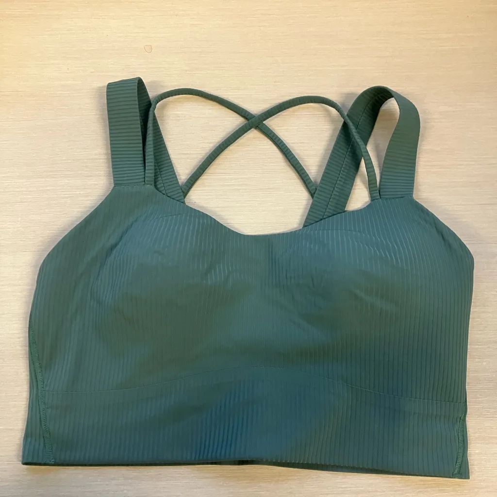 Lululemon Like a Cloud Longline Ribbed Bra Small - Image 4