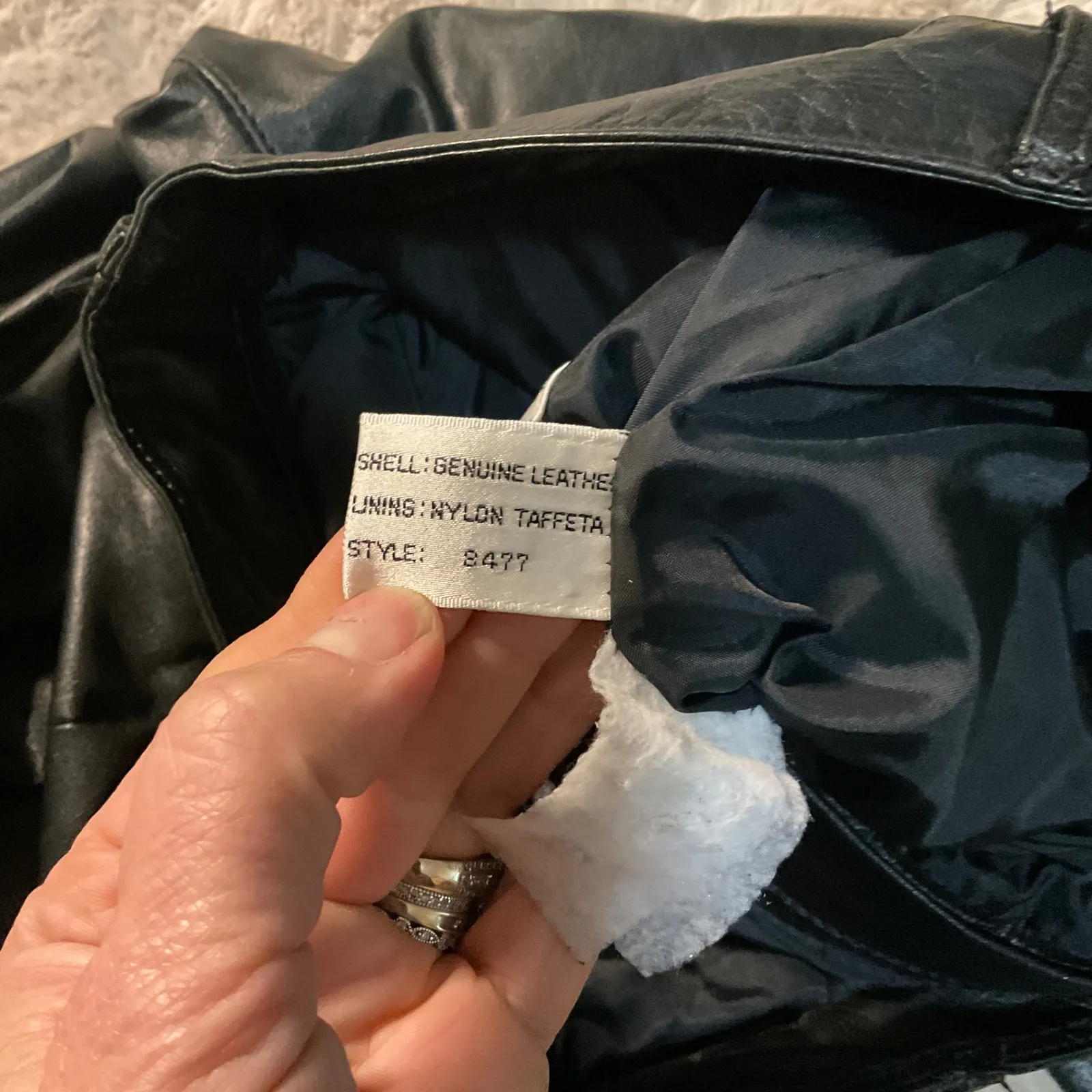 Wilson Leather Pants Black Size 10 Vintage Pleated Front Pockets Moto Straight L - Image 10