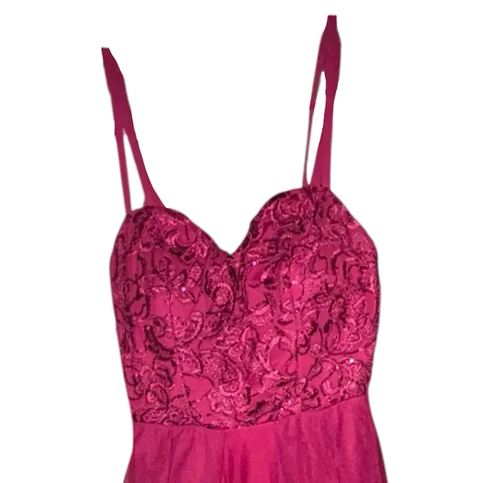 pretty maroon burgundy prom dress Red Size undefined - Image 2