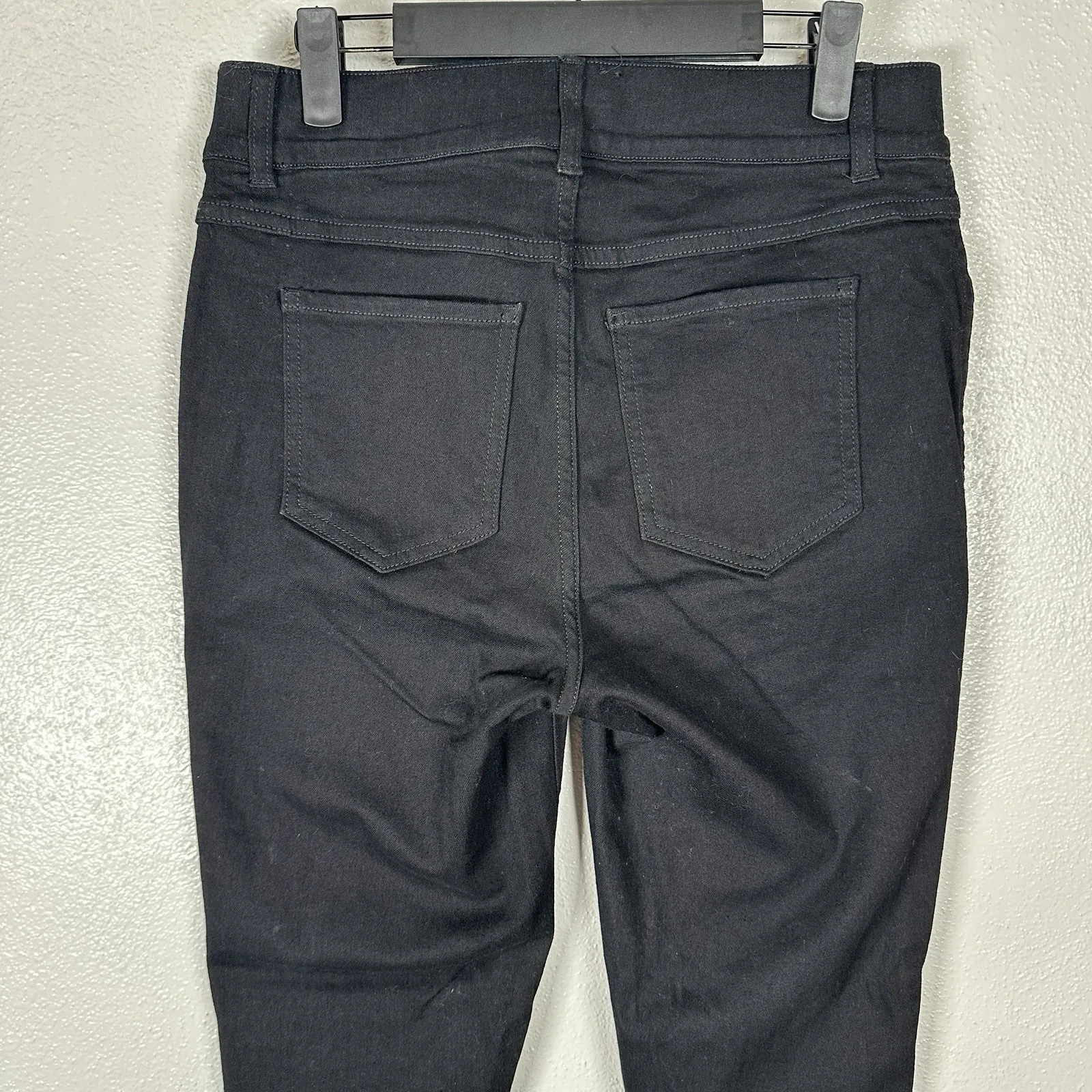 SPANX Jean-ish Ankle Denim Leggings Jeans Womens Size Medium Black Skinny - Image 4