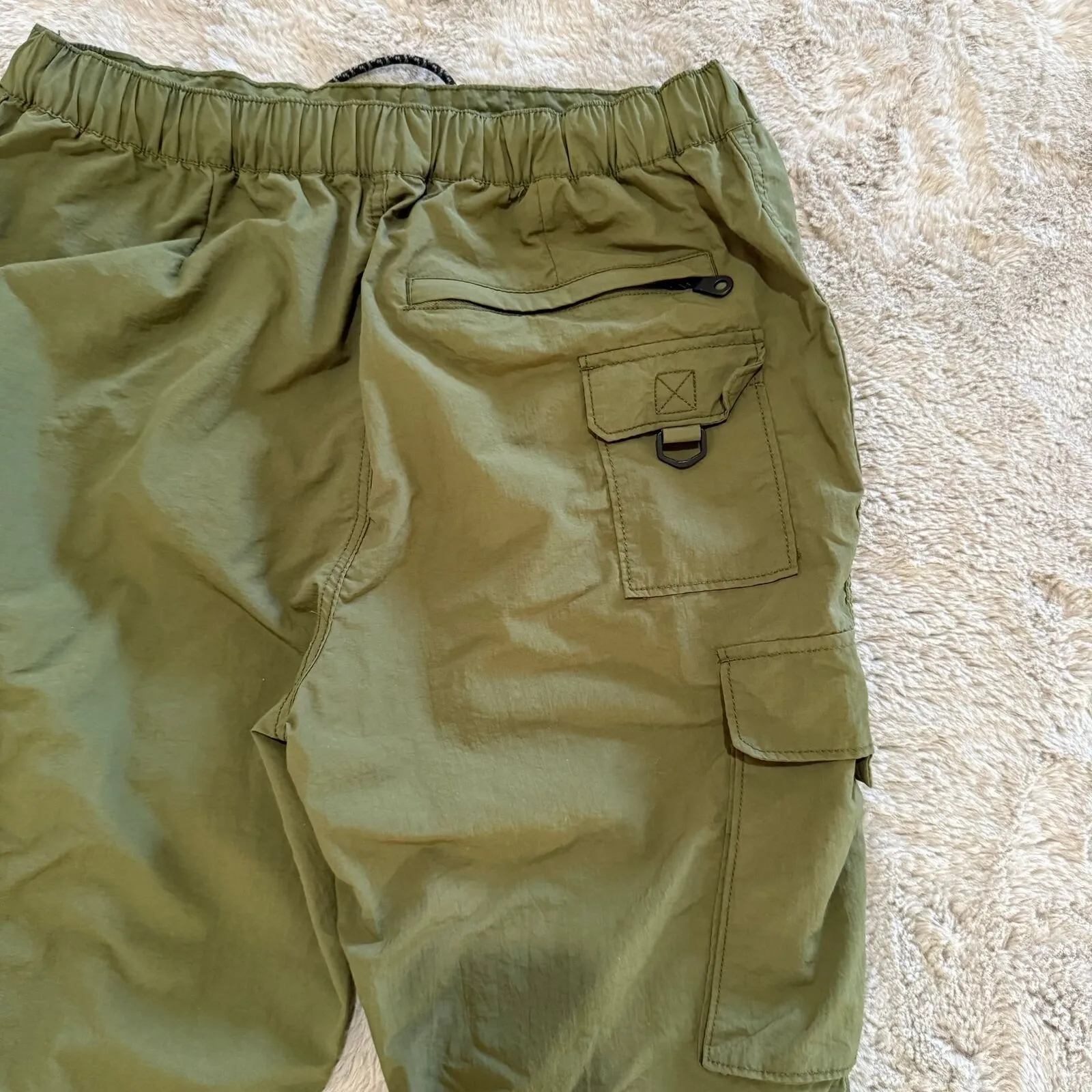 LCKR Olive Green Cargo‎ Jogger Women’s Pants Size L Outdoor Pockets Size L - Image 8