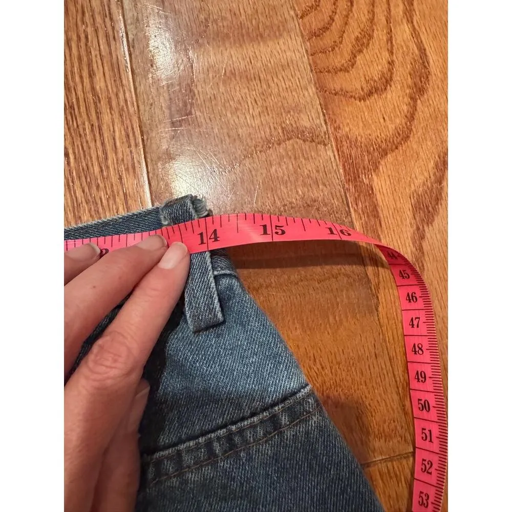 Rasco FR Item 038237CH Blue Denim Straight Leg Five Pocket Jeans Size 7S - Image 8