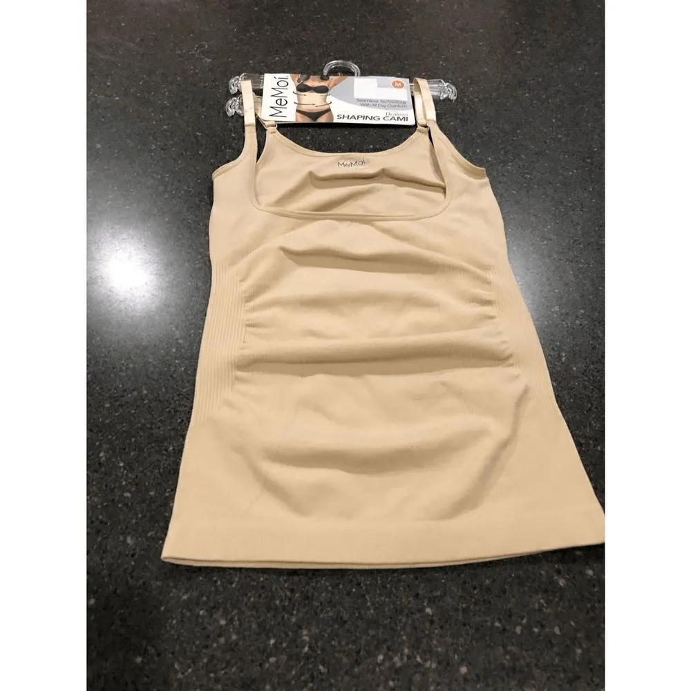 MEMOI braless shapewear cami top lot of 2 size M Tan Size M - Image 11