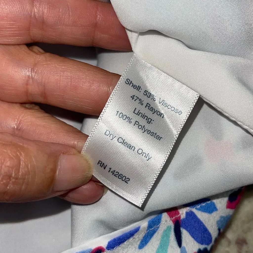 Sail to Sable Womens Smocked‎ Long Sleeve Blouse Top Blue Pink Size Small NWT - Image 6