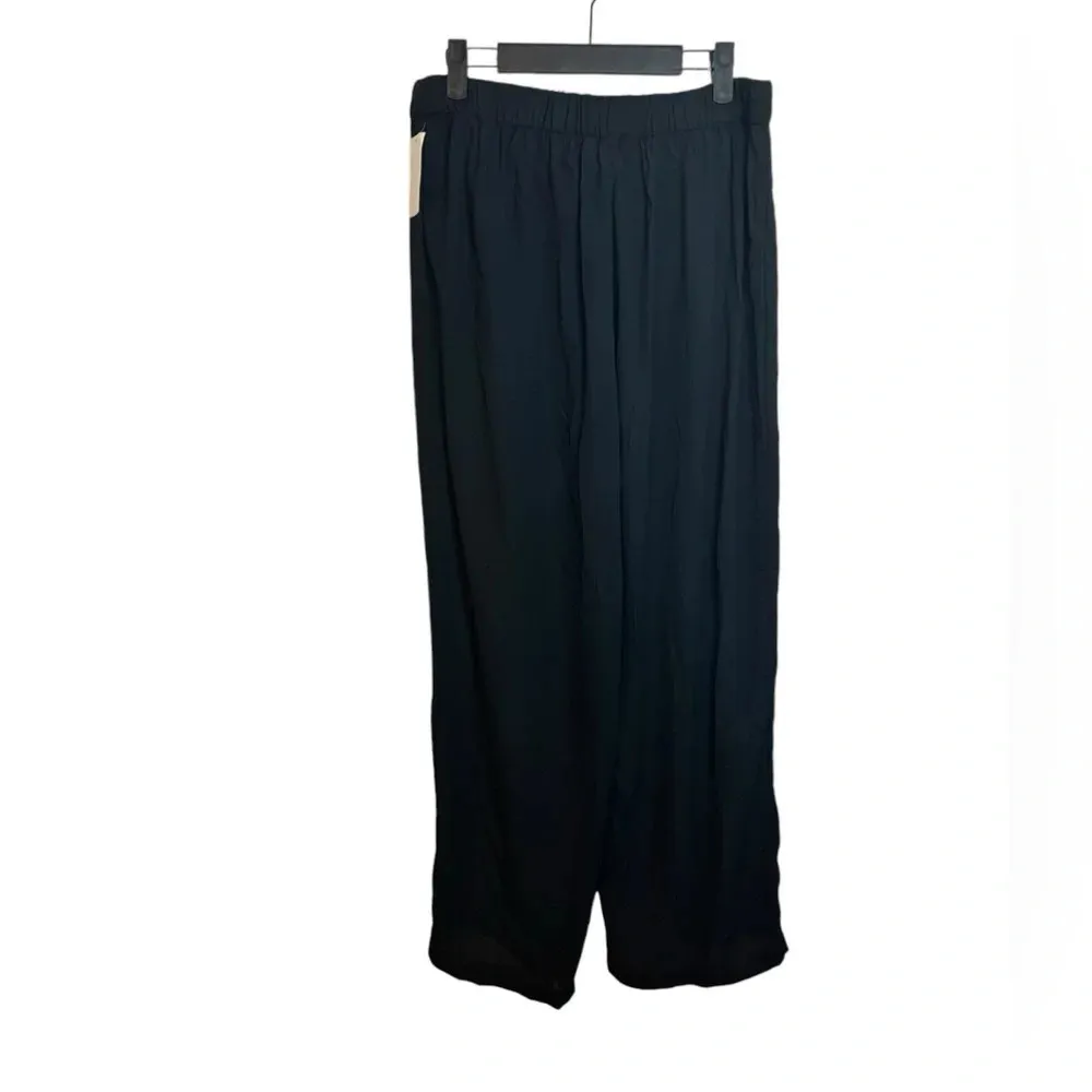 Nwt H&M Black Slit Leg Pants - Image 2