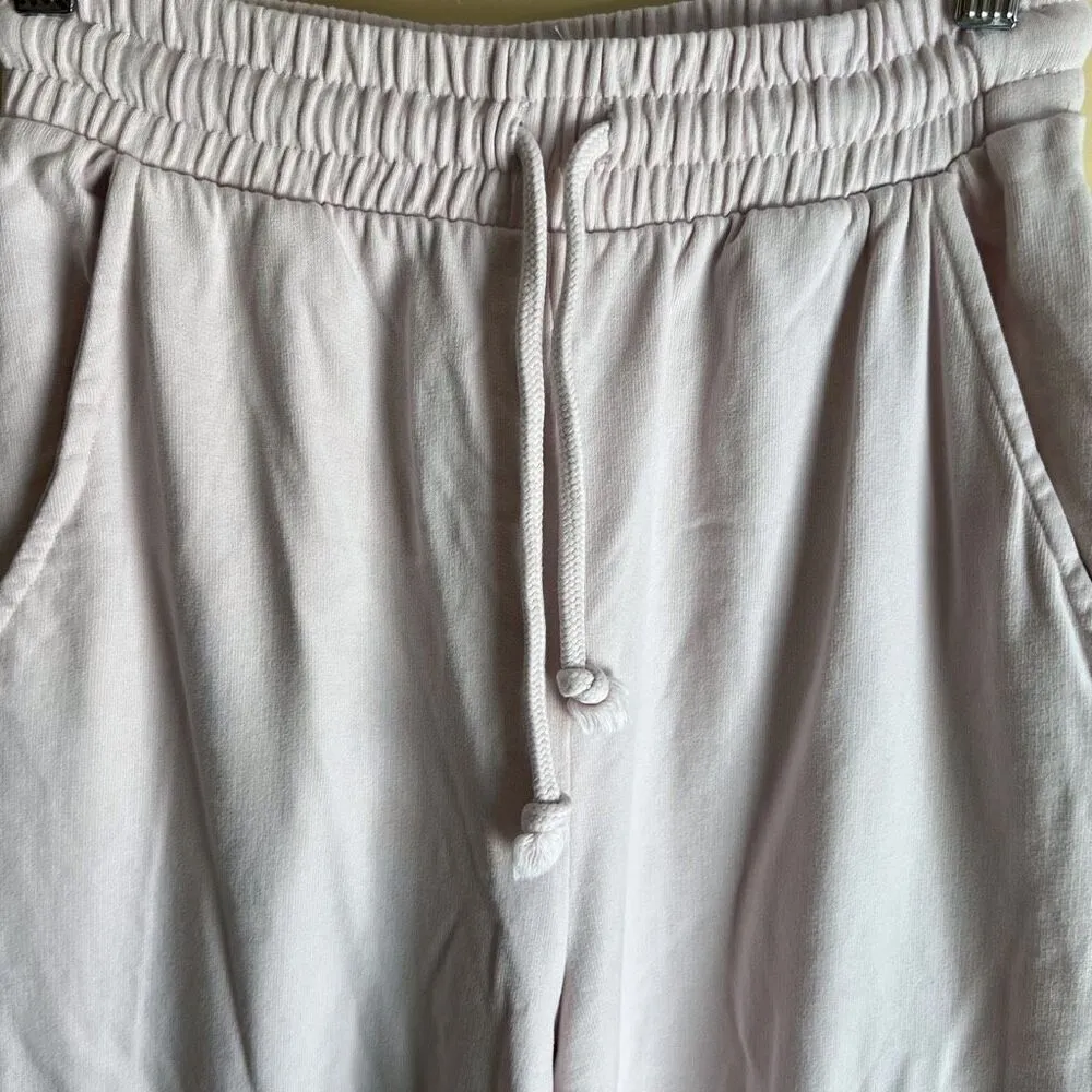 Zara Womens Light Pink‎ Cargo Elastic Waist Pull On Sweats Size Small Gorpcore - Image 3