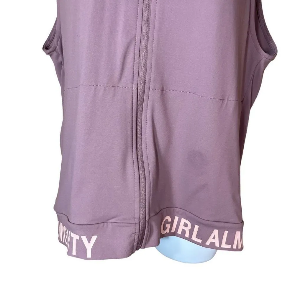 ‎Fabletics light purple zip up vest size small - Image 3