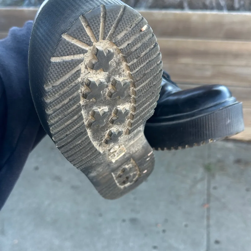 Jeffrey Campbell Black Platform Combat Boots - Image 5