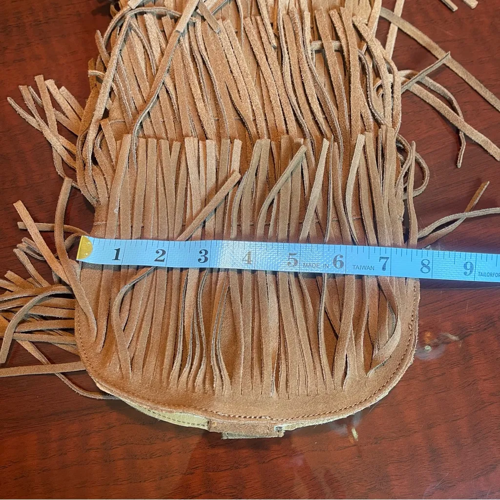 DINGO New Wild Child Suede Fringe Tall Western Boots SZ 7.5M Brown Women Cowgirl - Image 12