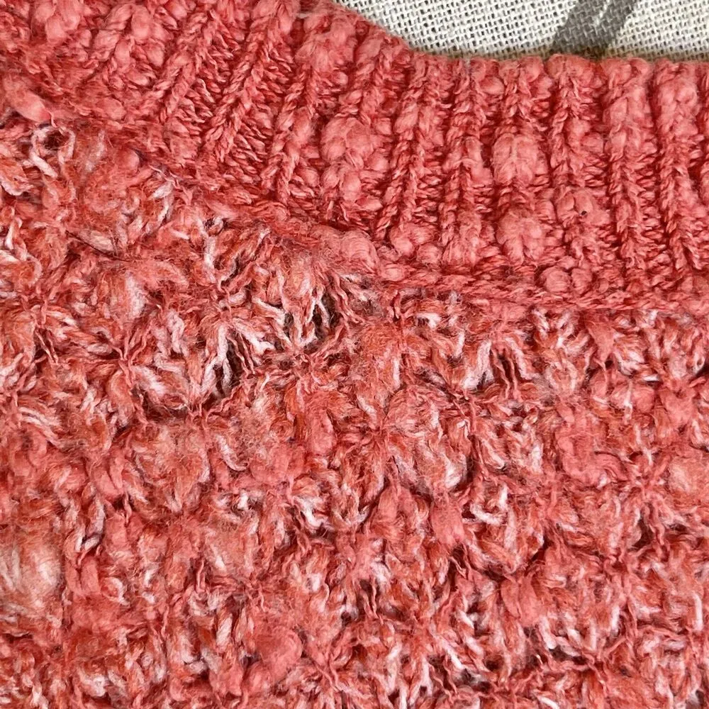 Free People Womens Sweater Medium Wool Blend Bohemian Boho Chic Y2k 90s Festival - Image 9