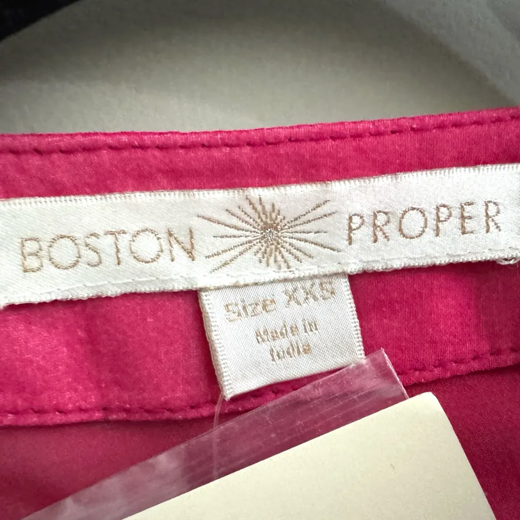 New Boston Proper Resort Embroidered Sheer Tunic Top Womens Sz XXS MSRP $129 - Image 7