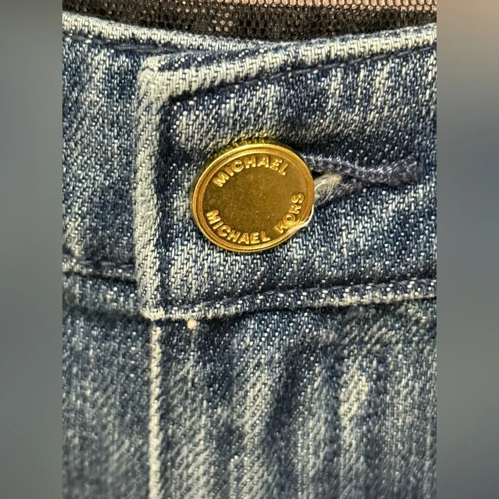 Michael Kors Classic Blue Jean Shorts - Image 2