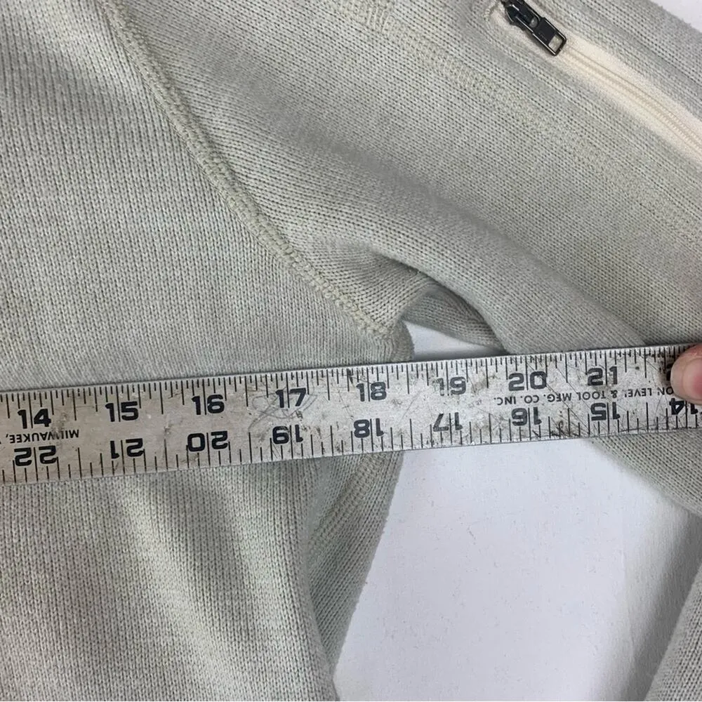 Patagonia women's medium better sweater off white cream 1/4 zip pullover outdoor - Image 6