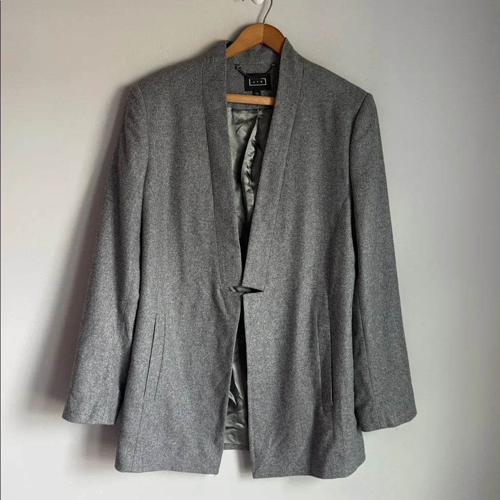 AYR The Coup blazer wool blend fog gray 12 - Image 2