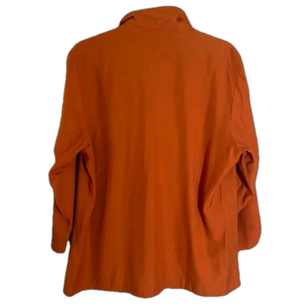 Dress Barn Blouse Women's 14/16 Button Front Career - Image 2