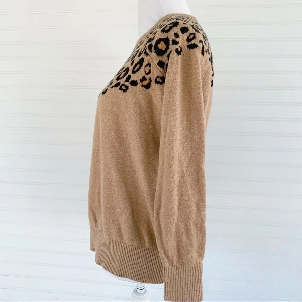 Merona  Cheetah print Pullover sweater - Image 4