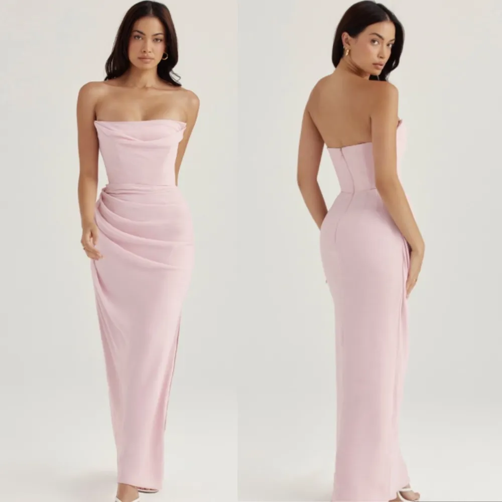 House of CB Adrienne Pink Quartz Strapless Gown  Size S A-C cup NWOT - Image 4