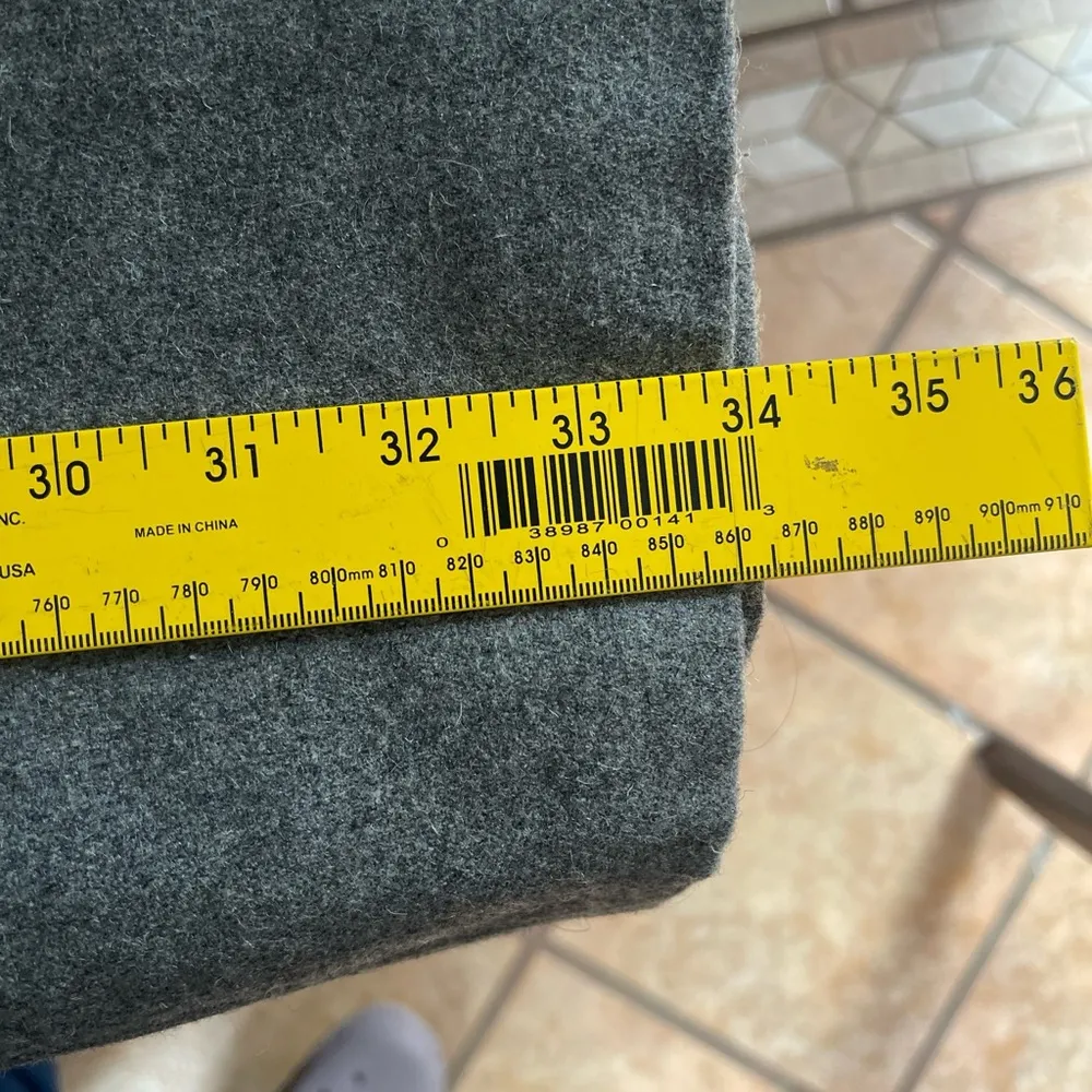 Forever 21 Gray Wool Pea Coat Timeless Style - Image 8