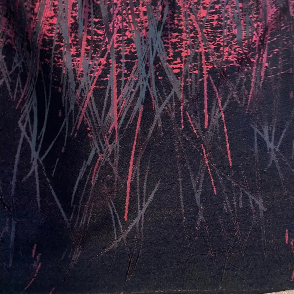 Grace Elements  Black and Red Patterned  Skirt pleated new size 10 - Image 5