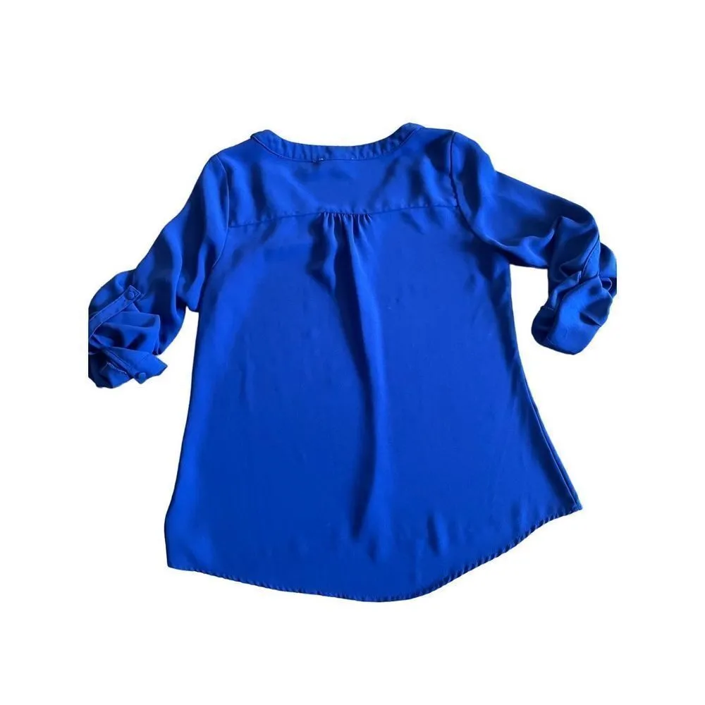 41 Hawthorn blue blouse size small Blue - Image 2