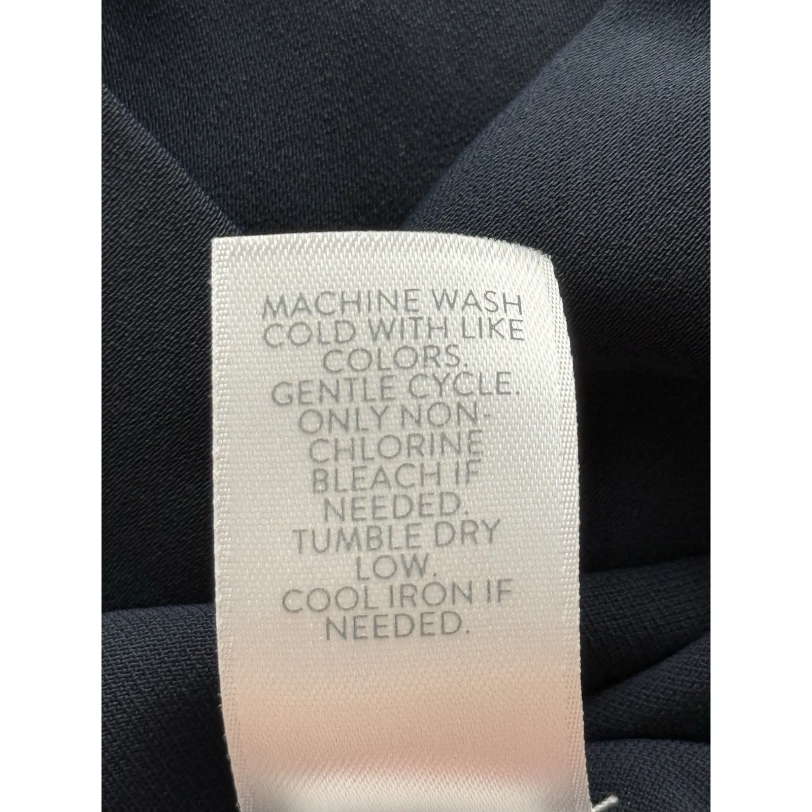 NWT J Jill Wearever Collection Jacket Women 2X Navy Blue Easy Care Trench Preppy Size XXL - Image 6