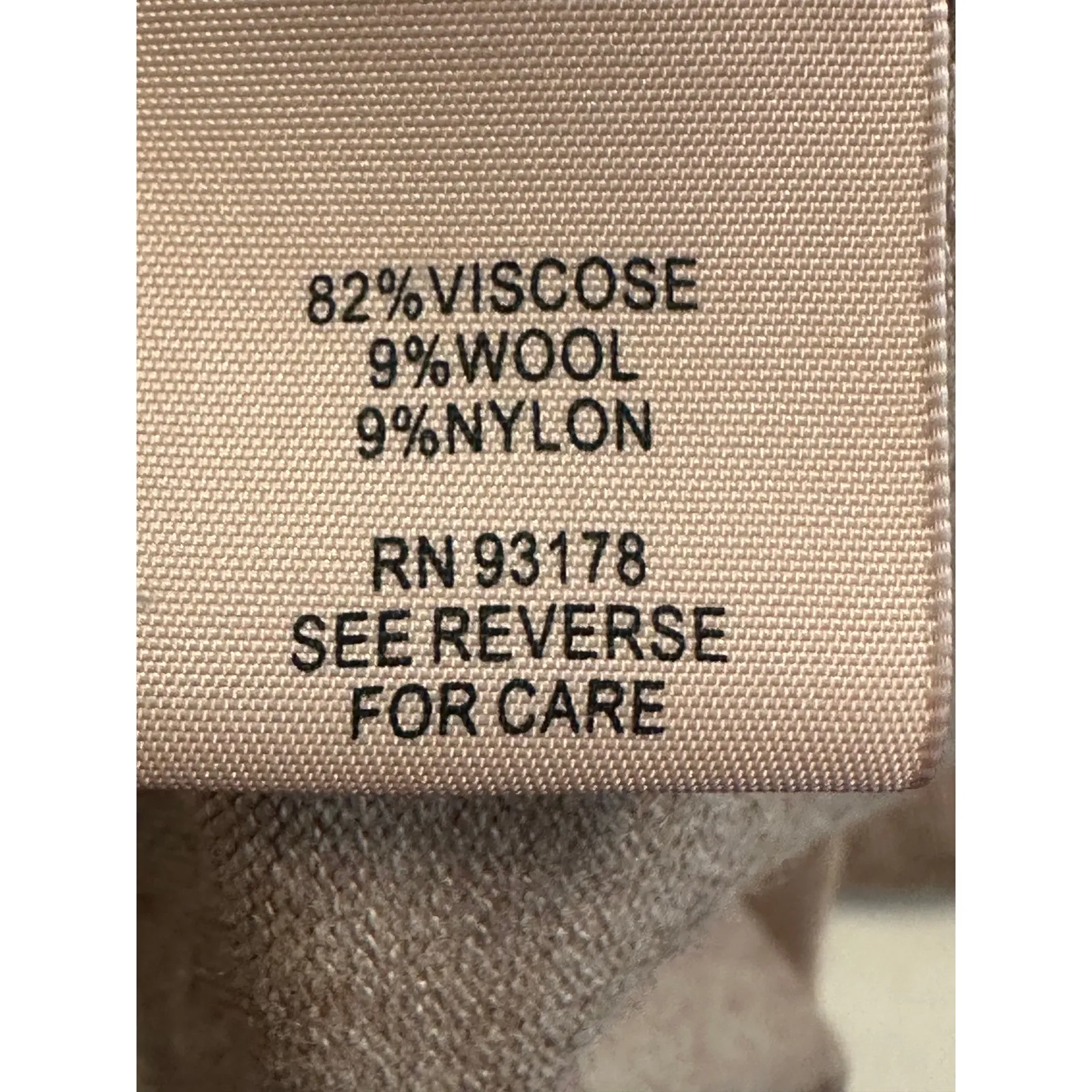 Philosophy Cowl Neck Crochet Overlay with Matching Cuffs Dress Taupe XL - Image 15